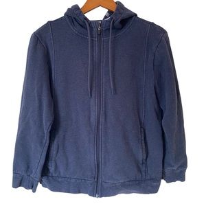 Figs Essential Zip Up Hoodie, Size Large